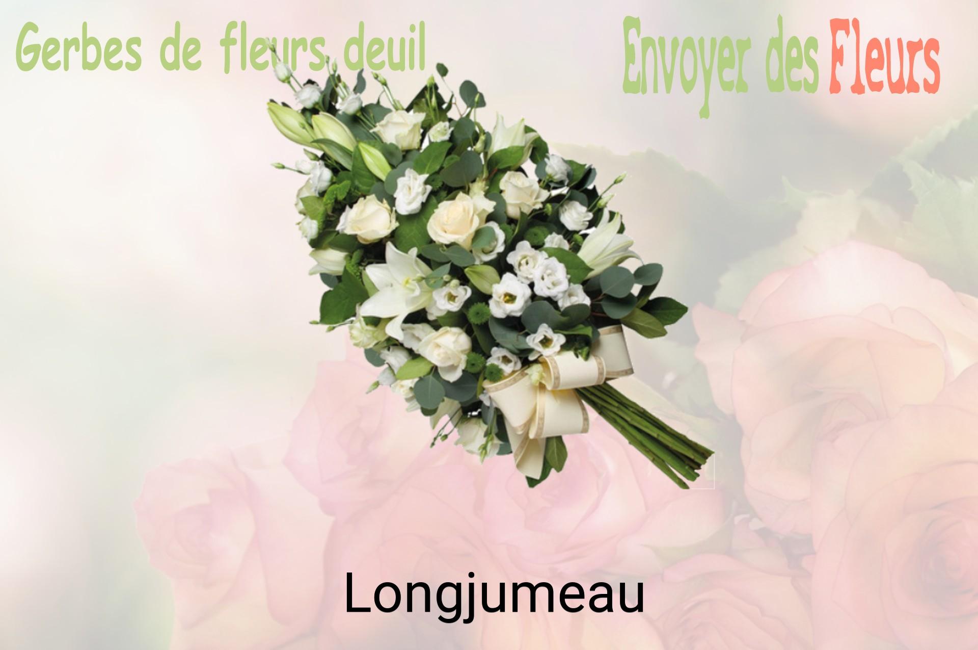 Gerbe de fleurs de deuil livrée à Longjumeau